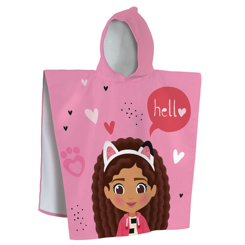 Gabby's poppenhuis Poncho Badcape Duo - 60 x 120 cm - Katoen