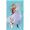 Disney Frozen Strandlaken, Azur - 70 x 120 cm - Katoen