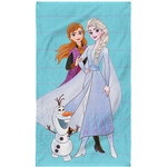Disney Frozen Strandlaken, Azur - 70 x 120 cm - Katoen