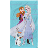 Disney Frozen Strandlaken, Azur - 70 x 120 cm - Katoen