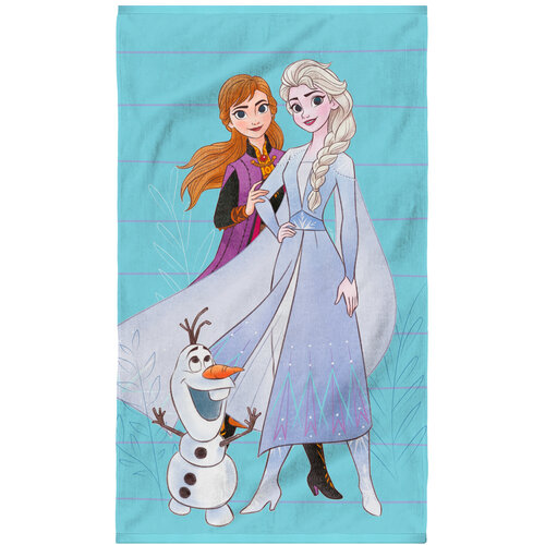 Disney Frozen Strandlaken, Azur - 70 x 120 cm - Katoen