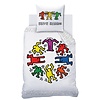 Keith Haring Dekbedovertrek Party - 140 x 200 + 63 x 63 cm - Katoen