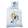 Bluey Dekbedovertrek, Hoera - Eenpersoons - 140 x 200 + 63 x 63 cm - Katoen