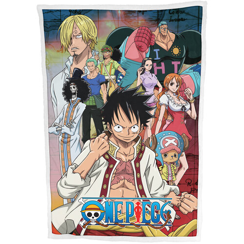 One Piece Sherpa Fleecedeken Crew - 100 x 150 cm - Polyester