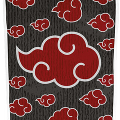 Naruto Sherpa Fleecedeken, Red Cloud - 100 x 150 cm - Polyester