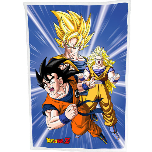 Dragon Ball Sherpa Fleecedeken, Super Saiyan - 100 x 150 cm - Polyester