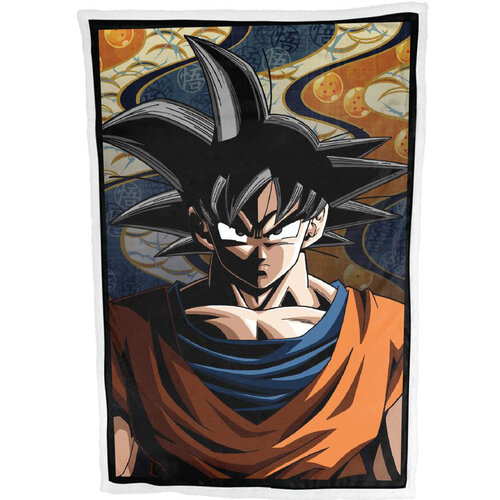 Dragon Ball Sherpa Fleecedeken, Kamehameha - 100 x 150 cm - Polyester