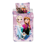 Disney Frozen dekbedovertrek - Eenpersoons - 140 x 200 cm / 60 x 70 cm - Katoen