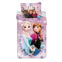 Disney Frozen dekbedovertrek - Eenpersoons - 140 x 200 cm / 60 x 70 cm - Katoen
