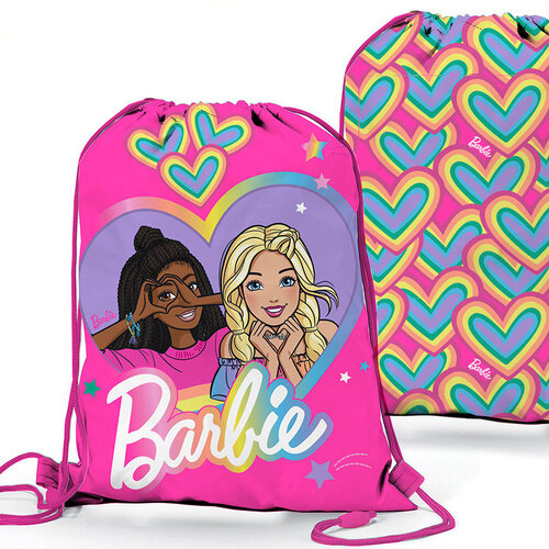 Barbie Gymbag, Hearts - Zwemtas - 37 x 30 cm - Polyester