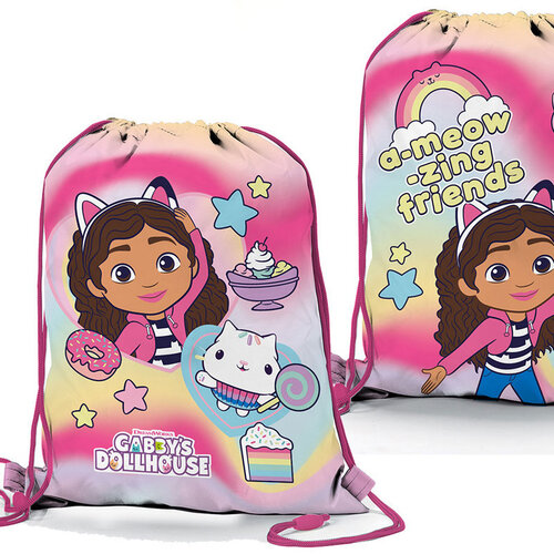 Gabby's poppenhuis Gymtas A-meow-zing Friends - 37 x  30 cm - Polyester