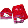 Hello Kitty Set muts, sjaal en handschoenen, Kitty White - ONE SIZE 3-6 jr - Acryl / Elastaan