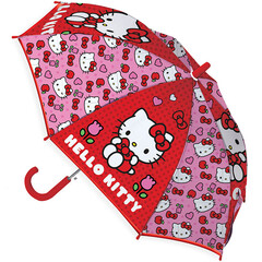 Hello Kitty Paraplu, Love - Rond 75 x 62 cm - Polyester