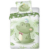 Cuddles BABY / Peuter dekbedovertrek, Croc - 100 x 135 cm / 40 x 60 cm - Katoen