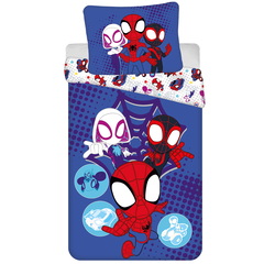 Spidey Dekbedovertrek, Friends - Eenpersoons - 140 x 200 cm / 70 x 90 cm - Katoen