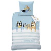 Bluey Dekbedovertrek, Together - Eenpersoons - 140 x 200 + 63 x 63 cm - Katoen