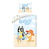 Bluey Dekbedovertrek, Beach Time - Eenpersoons - 140 x 200 cm / 70 x 90 cm - Katoen