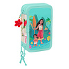 Disney Vaiana Gevuld Etui, Ocean Sisters - 36 stuks - 19,5 x 12,5 x 5,5 cm - Polyester