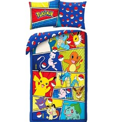 Pokemon Dekbedovertrek, Screams - Eenpersoons - 140 x 200 cm / 70 x 90 cm - Katoen