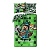 Minecraft Dekbedovertrek, Crafting - Eenpersoons - 140 x 200 + 70 x 90 cm - Polyester