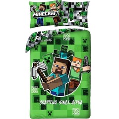 Minecraft Dekbedovertrek, Crafting - Eenpersoons - 140 x 200 + 70 x 90 cm - Polyester
