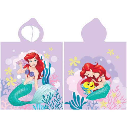 Disney De kleine Zeemeermin Poncho, Friends - 50 x 115 cm - Katoen