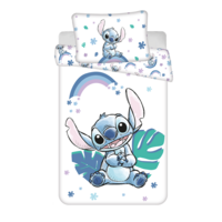 Disney Lilo & Stitch BABY Dekbedovertrek, Regenboog - 135 x 100 + 40 x 60 cm - Katoen