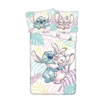Disney Lilo & Stitch Dekbedovertrek, Leaves - Eenpersoons - 140 x 200 cm / 70 x 90 cm - Katoen