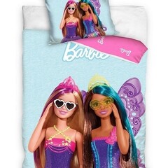 Barbie Dekbedovertrek, Smile - 140 x 200 + 60 x 70 cm - Katoen