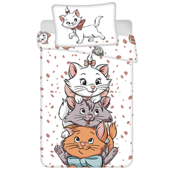 Disney Aristocats BABY Dekbedovertrek, Vriendjes - 135 x 100 + 40 x 60 cm - Katoen