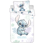 Disney Lilo & Stitch BABY Dekbedovertrek, Ohana - 135 x 100 + 40 x 60 cm - Katoen