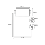 Pokemon Dekbedovertrek, Icon - Eenpersoons - 140 x 200 + 70 x 80 cm - Katoen
