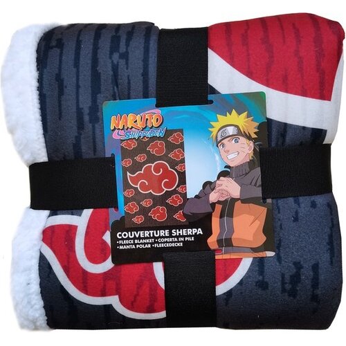 Naruto Sherpa Fleecedeken, Red Cloud - 100 x 150 cm - Polyester