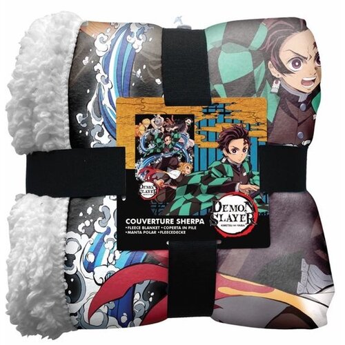 Demon Slayer Sherpa Fleecedeken, Nezuko - 100 x 150 cm - Polyester