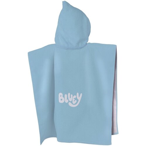 Bluey Poncho / Badcape, Hoera - 60 x 120 cm - Katoen