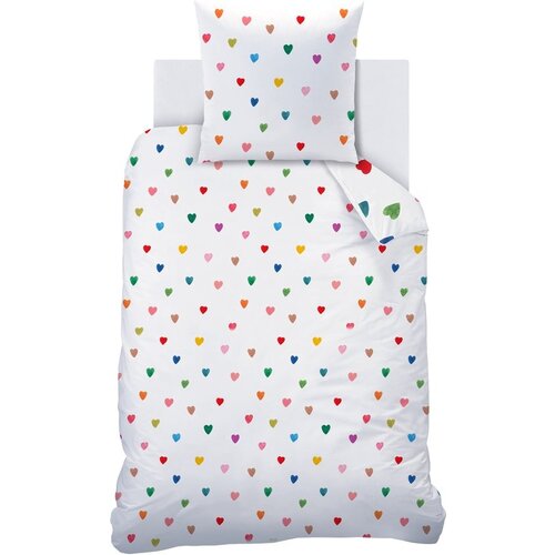 Wee Blue Bell Dekbedovertrek Amour - 140 x 200 + 63 x 63 cm - Katoen