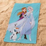 Disney Frozen Strandlaken, Azur - 70 x 120 cm - Katoen