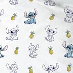 Disney Lilo & Stitch Dekbedovertrek, Ananas - Eenpersoons - 140 x 200 + 63 x 63 cm - Katoen