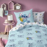 Disney Lilo & Stitch Dekbedovertrek, Ananas - Eenpersoons - 140 x 200 + 63 x 63 cm - Katoen