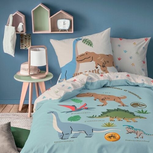 Jurassic World Dekbedovertrek Sicju - 140 x 200 + 63 x 63 cm - Katoen