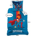 Superman Dekbedovertrek Supera - 140 x 200 + 63 x 63 cm - Katoen