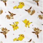 Pokemon Dekbedovertrek Evoli - 140 x 200 + 63 x 63 cm - Katoen