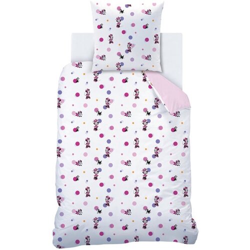 Disney Minnie Mouse Dekbedovertrek Jolie - 140 x 200 + 63 x 63 cm - Katoen