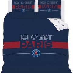 Paris Saint Germain Dekbedovertrek Devise - 140 x 200 + 63 x 63 cm - Katoen