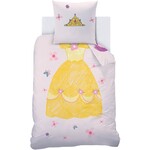 Disney Princess Dekbedovertrek Jurk - 140 x 200 + 63 x 63 cm - Katoen