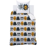 Star Wars Dekbedovertrek Portraits - 140 x 200 + 63 x 63 cm - Katoen