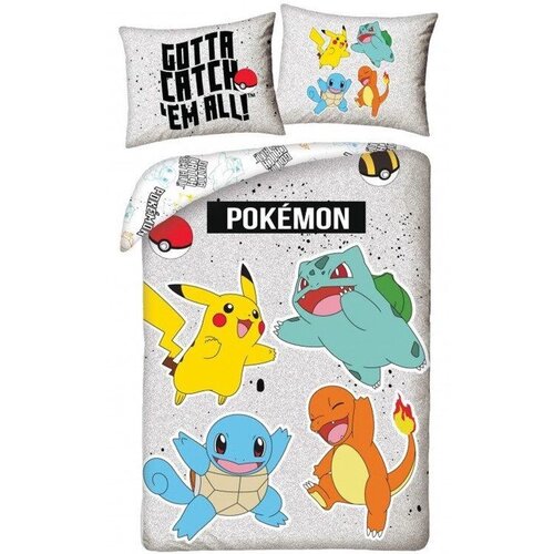 Pokemon Dekbedovertrek Charmander - Eenpersoons - 140 x 200 + 70 x 90 cm - Polyester