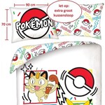 Pokemon Dekbedovertrek, Meowth - Eenpersoons - 140 x 200 + 70 x 90 cm - Polyester
