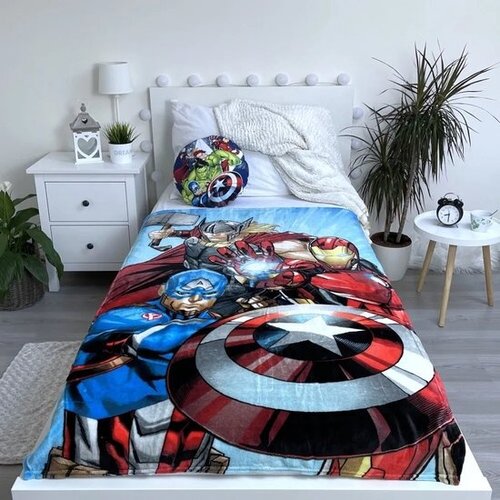Marvel Avengers Fleeceplaid Action - 100 x 150 cm - Polyester