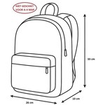 PASO Peuterrugzak Paard - 33 x 26 x 10 cm - Polyester